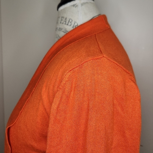 Burnt orange bolero sweater - Picture 7 of 12